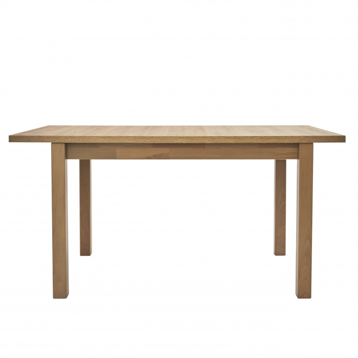 Masa extensibila living/bucatarie Maxine 5 , sonoma/stejar alb, 80x120/150 cm, UnicSpot [3]