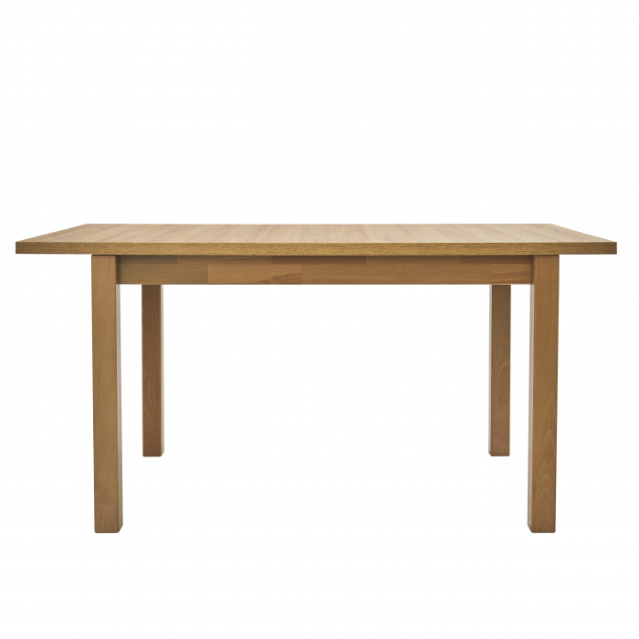 Masa extensibila living/bucatarie Maxine 5 , sonoma/stejar alb, 80x120/150 cm, UnicSpot [2]