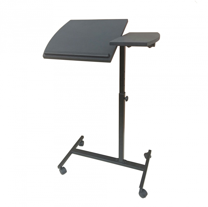 Masa laptop Mala, negru, 58x35x73.5-90 cm [3]