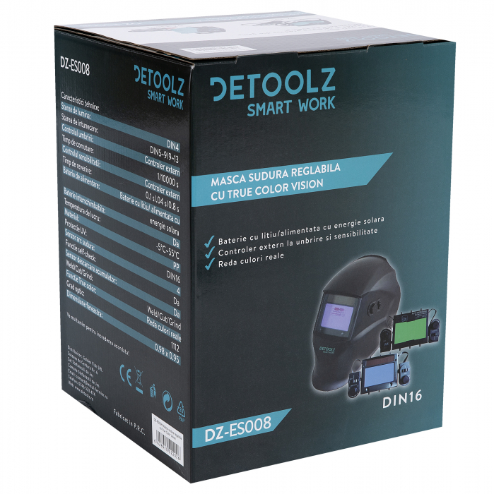 Masca sudura regalbila cu True Color Vision [8]