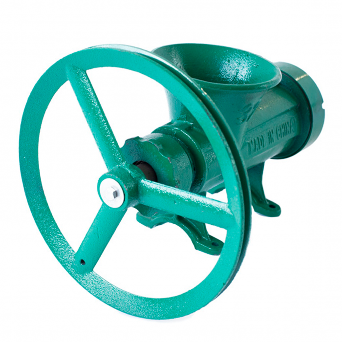 Masina tocat carne Micul Fermier din fonta, 1 sita, cu fulie [2]