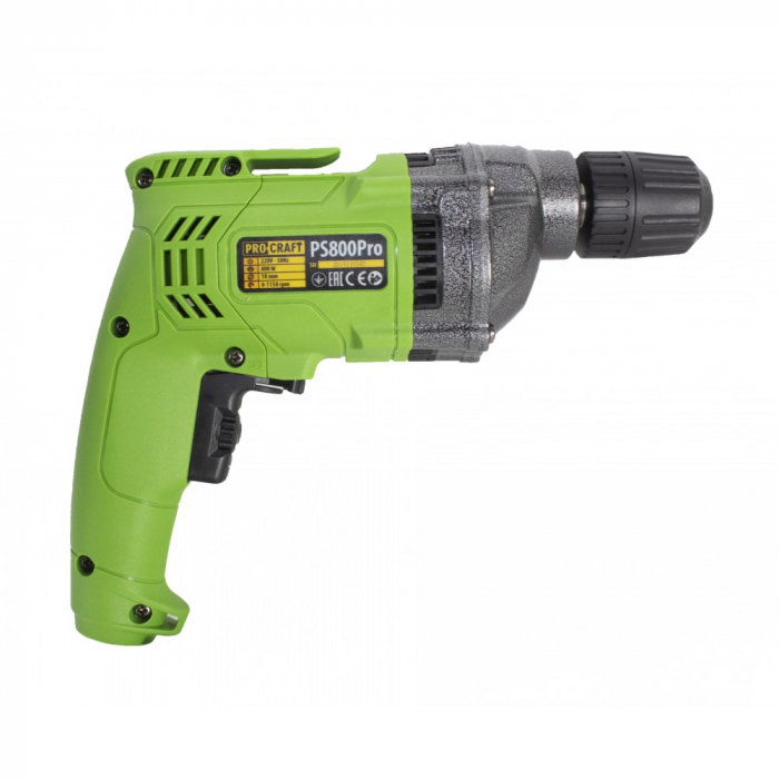 Masina de gaurit cu percutie Procraft PS800Pro, 450 W, 1150 rot/min, Reverse,Variator [3]