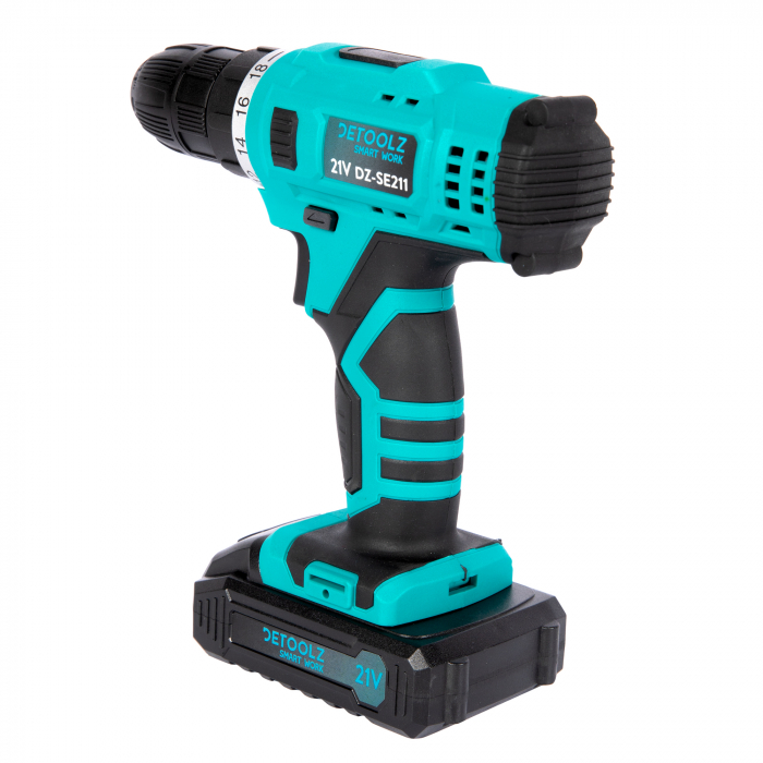 Masina de gaurit insurubat cu accesorii 21V Li-Ion [19]