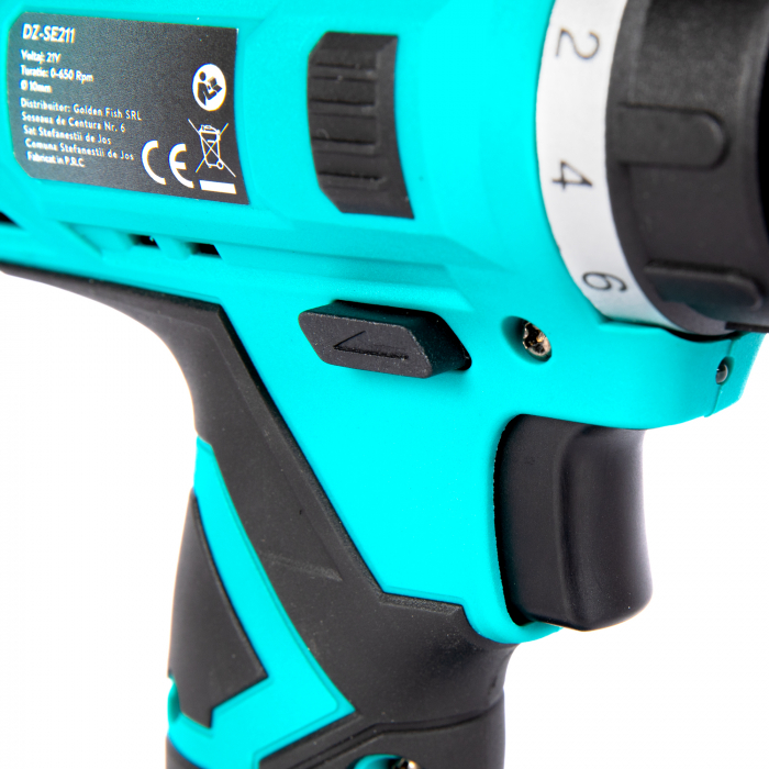 Masina de gaurit insurubat cu accesorii 21V Li-Ion [8]