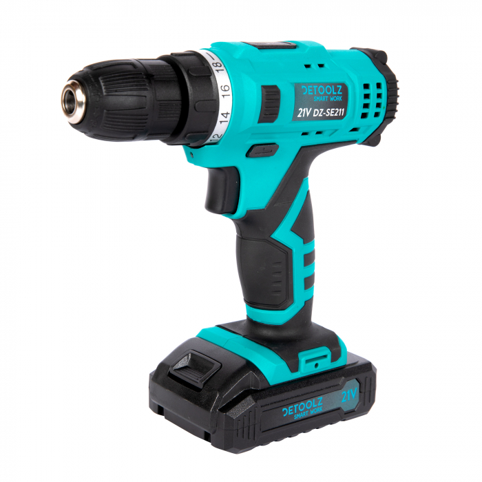 Masina de gaurit insurubat cu accesorii 21V Li-Ion [16]