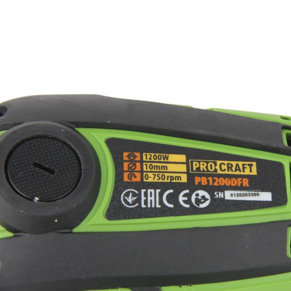 Masina de gaurit si insurubat 1200W, Procraft PB1200 DFR [4]