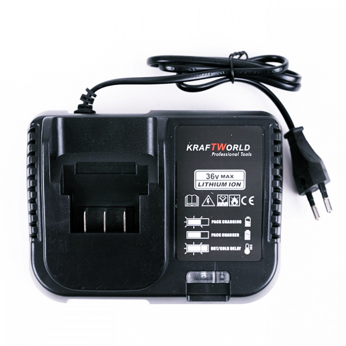 Masina de gaurit si insurubat cu percutie KraftWorld, 36V, trusa 30 accesorii, 2 acumulatori [4]