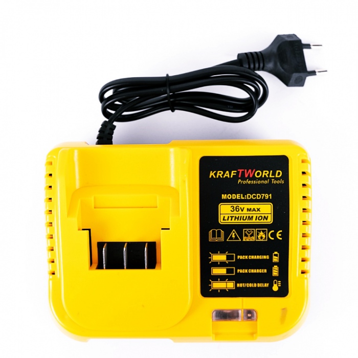 Masina de gaurit si insurubat KraftWorld XR, 36V, 2 acumulatori, trusa 30 piese [6]