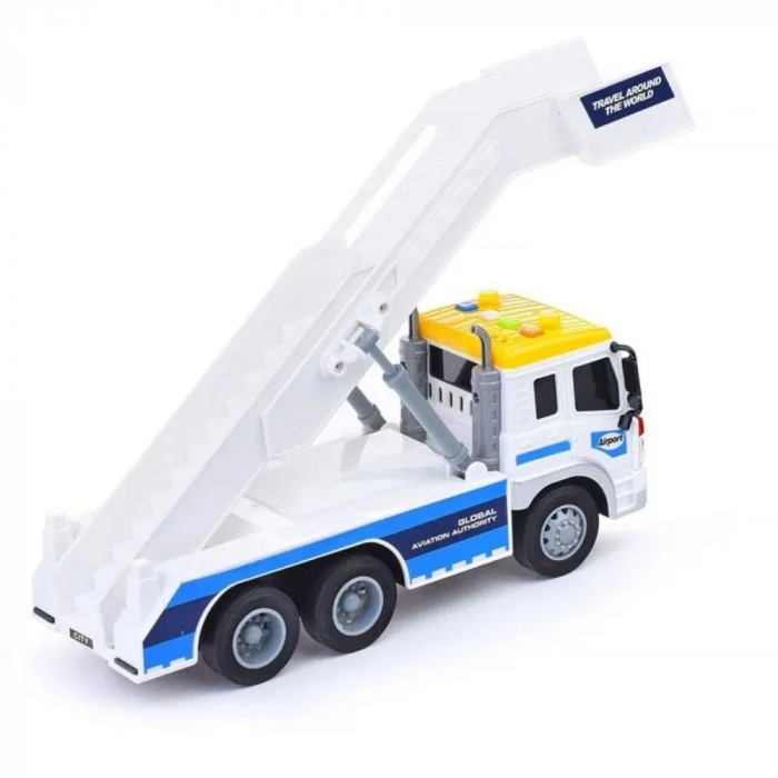 Masina de imbarcare in avion Maxx Wheels, cu lumini si sunete, 1:16 [2]