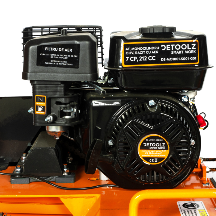 Masina de sapat santuri, Detoolz, 7 CP, 212 CC, benzina 4T, adancime maxima 450 mm [7]