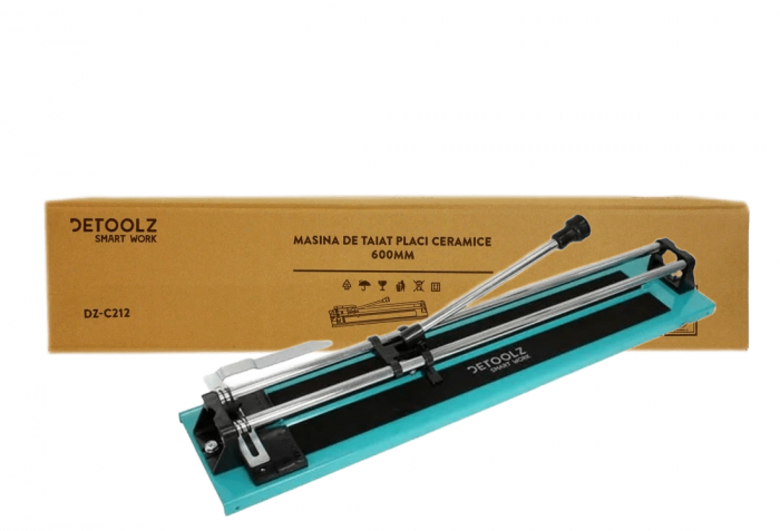 Masina de taiat placi ceramice Detoolz, 600mm lungime de lucru, 12 mm grosime de taiere [5]