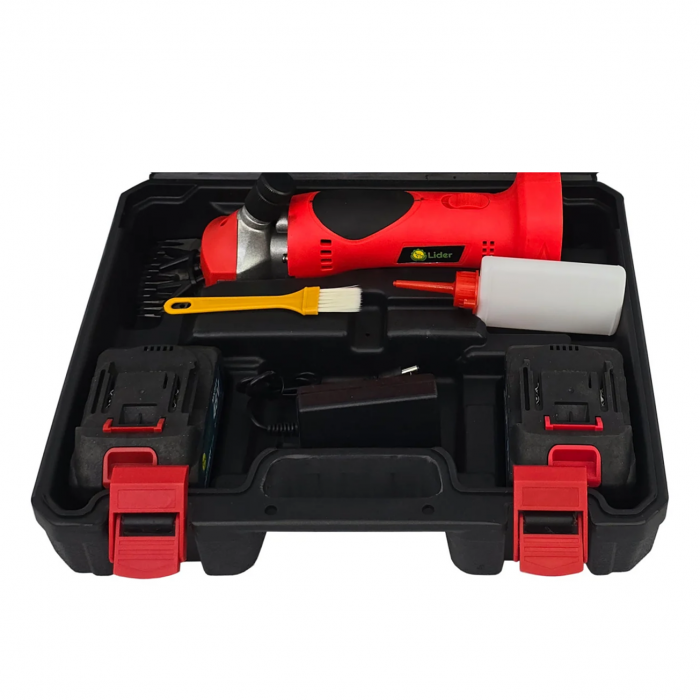 Masina de tuns oi cu 2 acumulatori, 48 V, 6000 mAh, accesorii incluse, cutie de transport si depozitare MX841 [2]