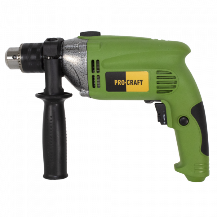 Masina electrica de gaurit cu percutie ProCraft PS950, 950W, 2800 RPM, Verde [2]
