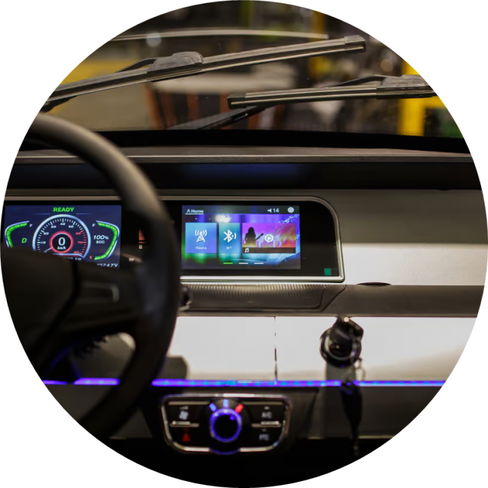 Masina Electrica Model X9, fara permis, 25km/h, autonomie 65 Km, Alba [6]
