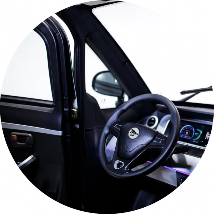 Masina Electrica Model X9, fara permis, 25km/h, autonomie 65 Km, Alba [10]