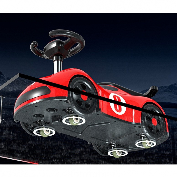 Masina pentru Copii, Flippy, 1-3 ani, Impingere, Bluetooth, Muzica, din ABS, 4 Roti, Inaltime Sezut 22 cm, Rosu [4]