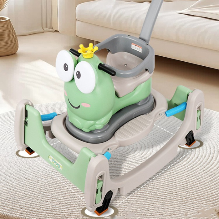 Masinuta Balansor Multifunctionala pentru Copii, Flippy, Model Cal Scooter de tip Masinuta Balansor, Varsta 1-3 ani, 93 x 80 x 58 cm, cu Maner, Verde [5]