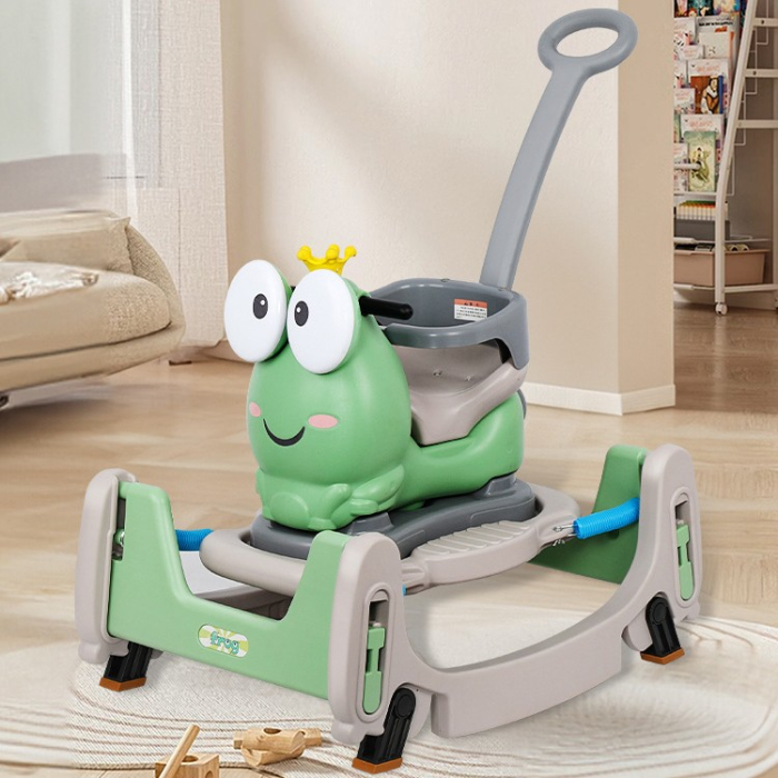 Masinuta Balansor Multifunctionala pentru Copii, Flippy, Model Cal Scooter de tip Masinuta Balansor, Varsta 1-3 ani, 93 x 80 x 58 cm, cu Maner, Verde [2]