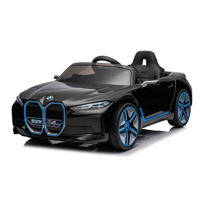 Mașinuță cu acumulator pentru copii BMW I4 cu doua usi, 12V-7Ah, LED, MP3, USB, Radio, Polipropilenă, oțel si scaun din piele ecologică [9]