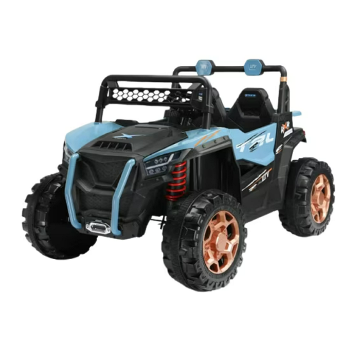 Mașinuță cu acumulator pentru copii RDB-809 tip SUV super cu 4 motoare 390W, 2 locuri, 12V7AH, roți EVA 4x4, LED, MP3 [2]