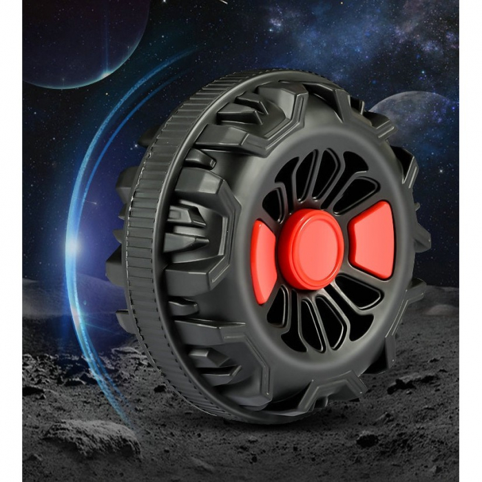 Lichidare Masinuta Electrica Flippy, pe 4 Roti, Tip ATV, cu Acumulator, Sistem Anti-Rasturnare, Sistem de Lumini si Sunet, 2-5 Ani, 70 x 43 x 48 cm, Rosu [3]