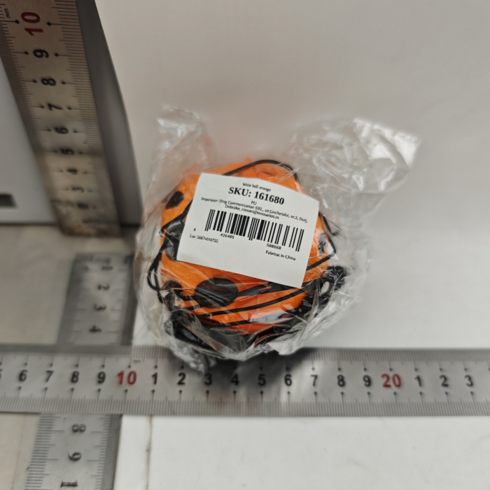 Minge Saltareata Hiperelastica, Flippy, Space Moon Ball foarte Elastica, Antistress pentru Copii, Diametru 66 mm, Portocaliu [3]