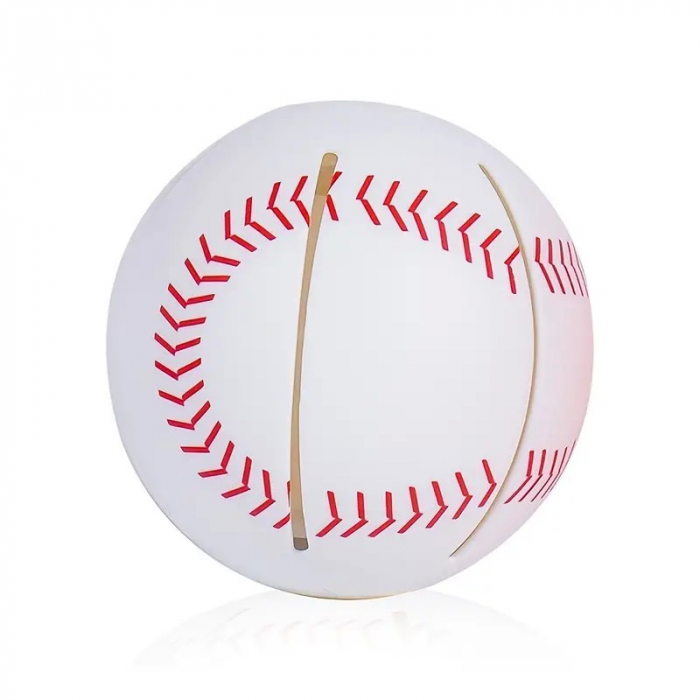 Minge UFO baseball Flippy cu deformare, diametru 8 cm, 3 ani +, lumini LED interactiva, minge magică OZN zburator, minge zburătoare, Alb [6]