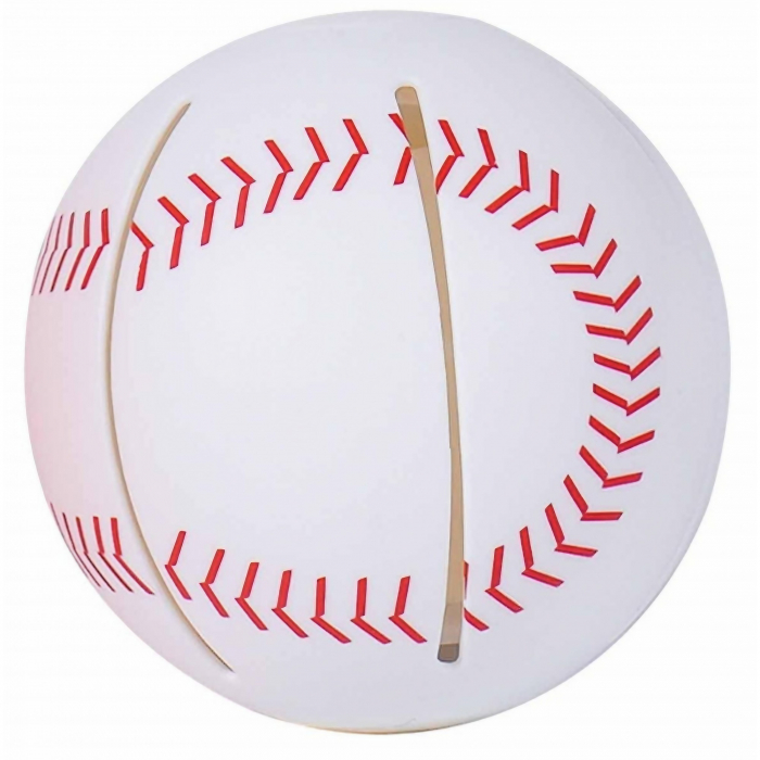 Minge UFO baseball Flippy cu deformare, diametru 8 cm, 3 ani +, lumini LED interactiva, minge magică OZN zburator, minge zburătoare, Alb [1]