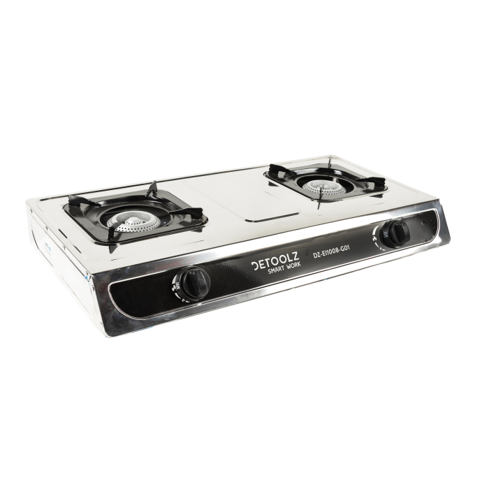 Mini aragaz portabil, Detoolz, 5.6kW, 2 ochiuri, Piezo [3]