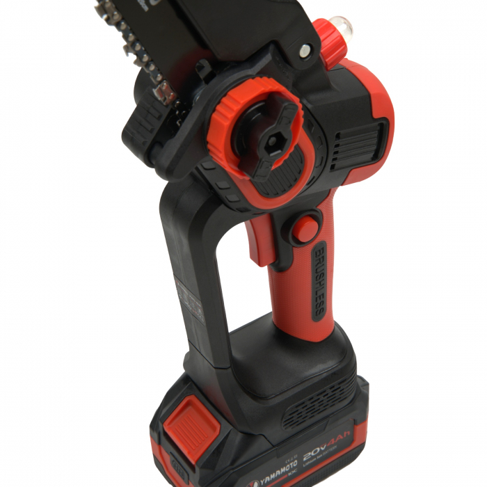 Mini drujba 8&quot; pe acumulator cu 1 acumulator 20v/4Ah si incarcator YAMAMOTO YBS-84 5400 rot/min, Brushless [7]