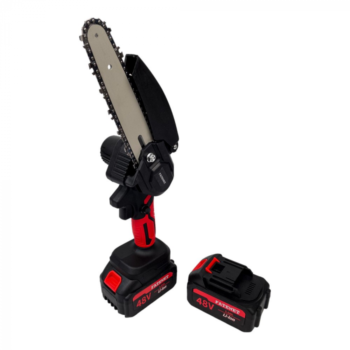 Mini-drujba 48 V, 2 acumulatori, 1 lama,1 lant, viteza lant 6 m/s [2]