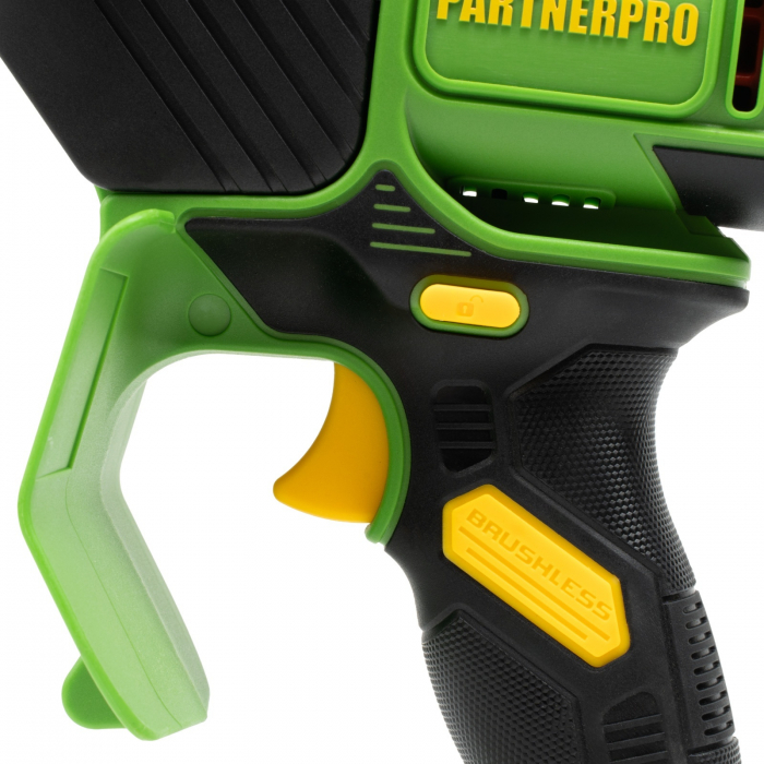 Mini Fierastrau cu Lant si Acumulator PPBS-84 PARTNERPRO, Brushless, 21V / 4Ah, Indicator sarcina [4]