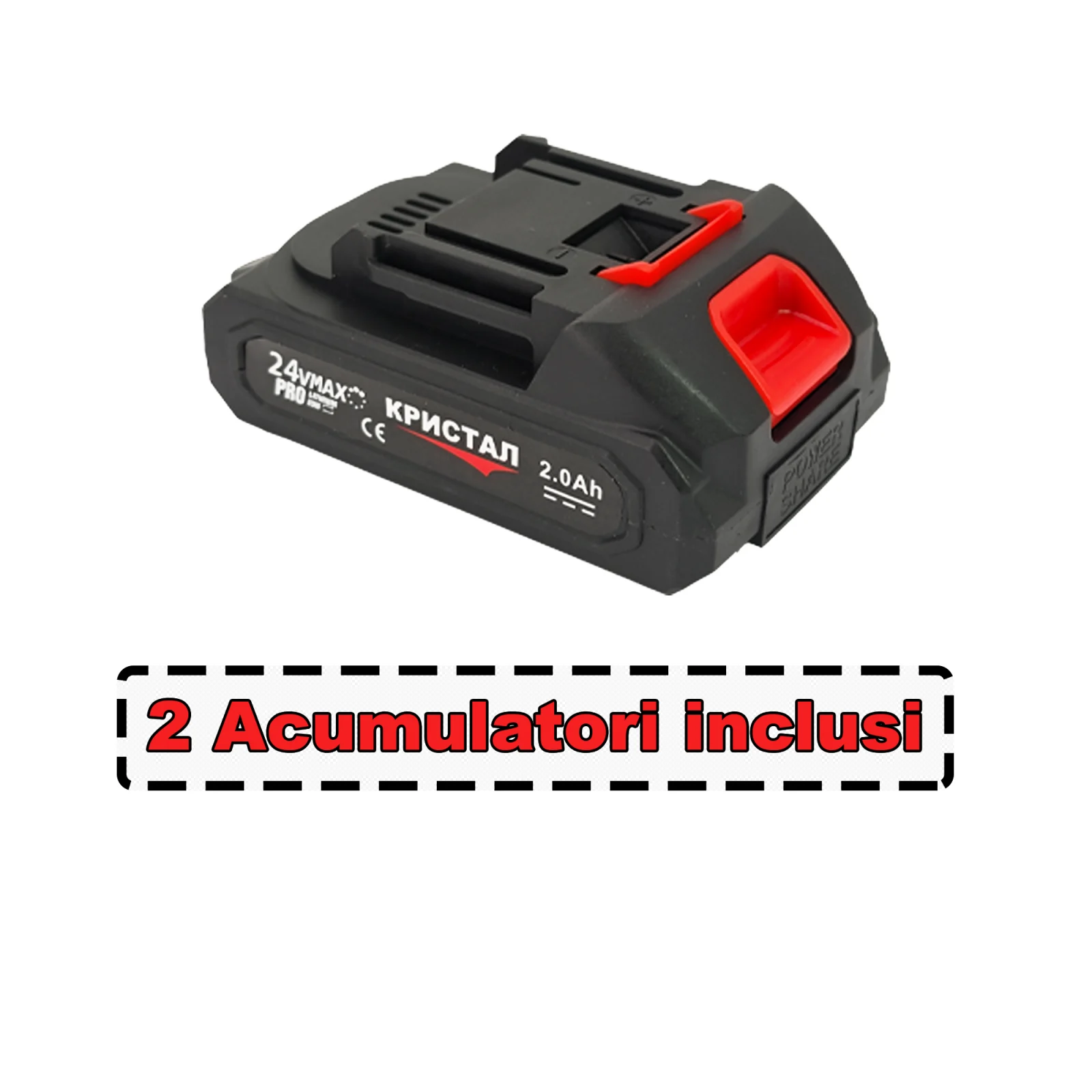 Mini fierastrau DDT-CRISTAL, 24V, 2Ah, Lama siLant 6", 2 acumulatori, Incarcator, valiza de transport [3]