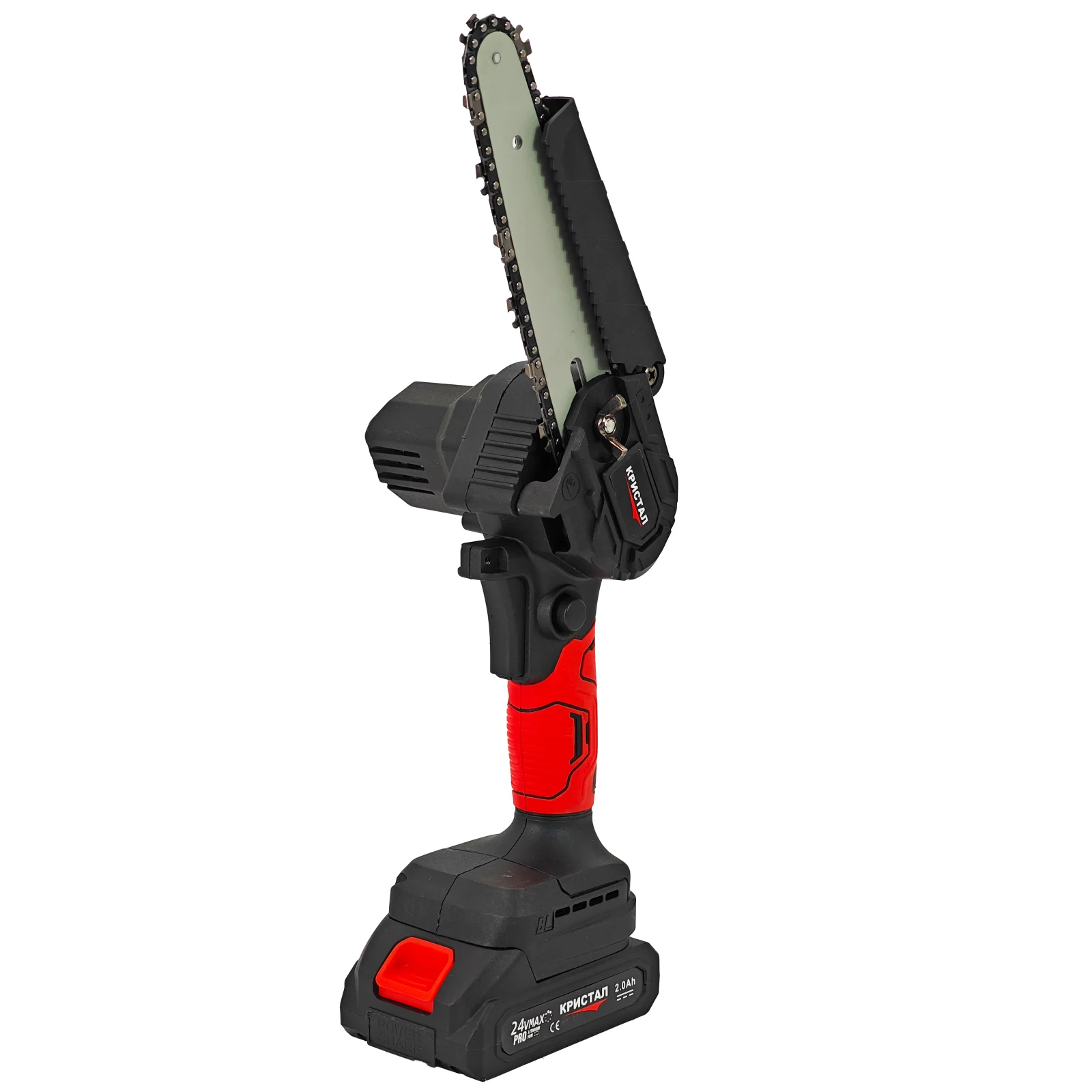 Set foarfeca electrica & mini-drujba cu 2 acumulatori DDT-CRISTAL, 24 V, 2 Ah, incarcator, accesorii incluse [8]