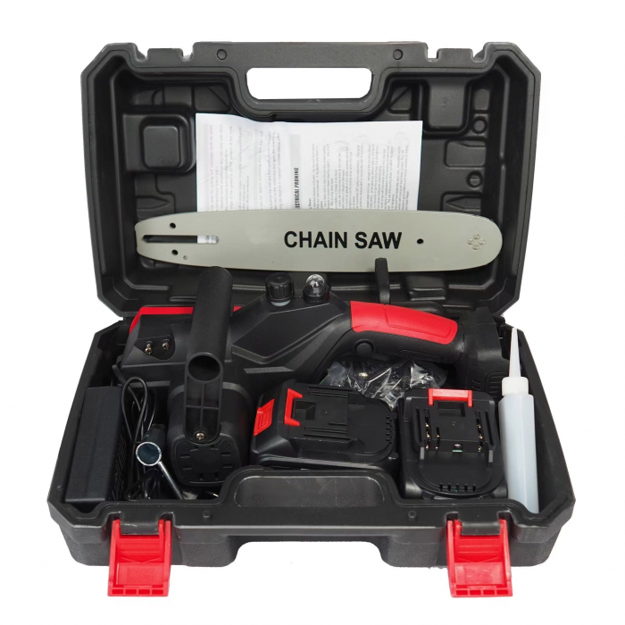 Drujba cu 2 acumulatori 48 V , lama 30 cm ,trusa transport, Lider [2]