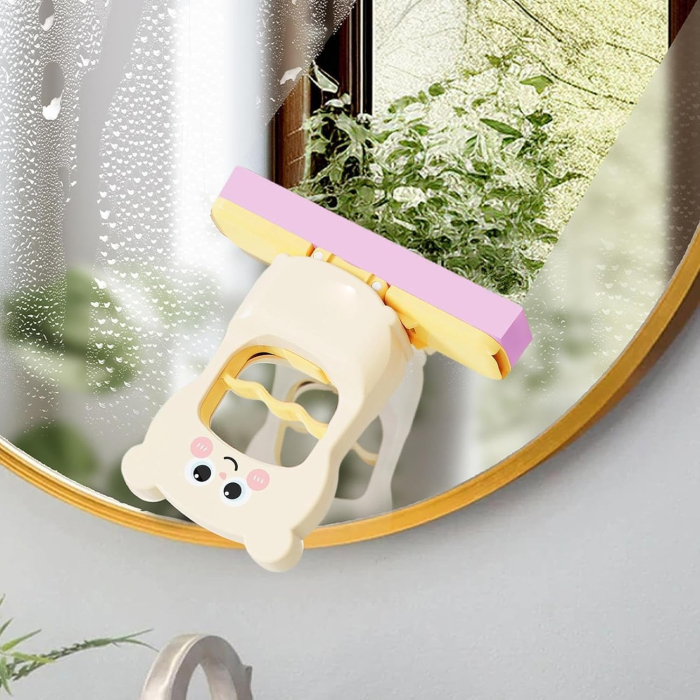 Mini Mop, Flippy, de Mana, Pliabil, Model Ursulet, din Plastic, 9 x 15 x 15 cm, Roz [2]