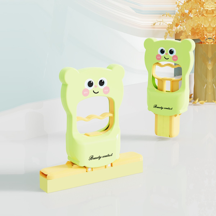 Mini Mop, Flippy, de Mana, Pliabil, Model Ursulet, din Plastic, 9 x 15 x 15 cm, Verde [4]