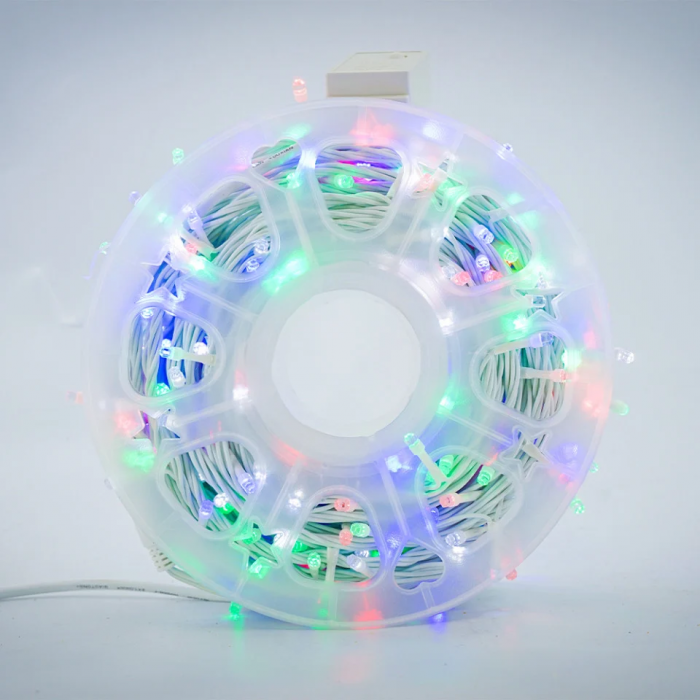 Instalatie de craciun liniara / sirag 50 m, 300 leduri diamant, multicolor, V5 led [1]