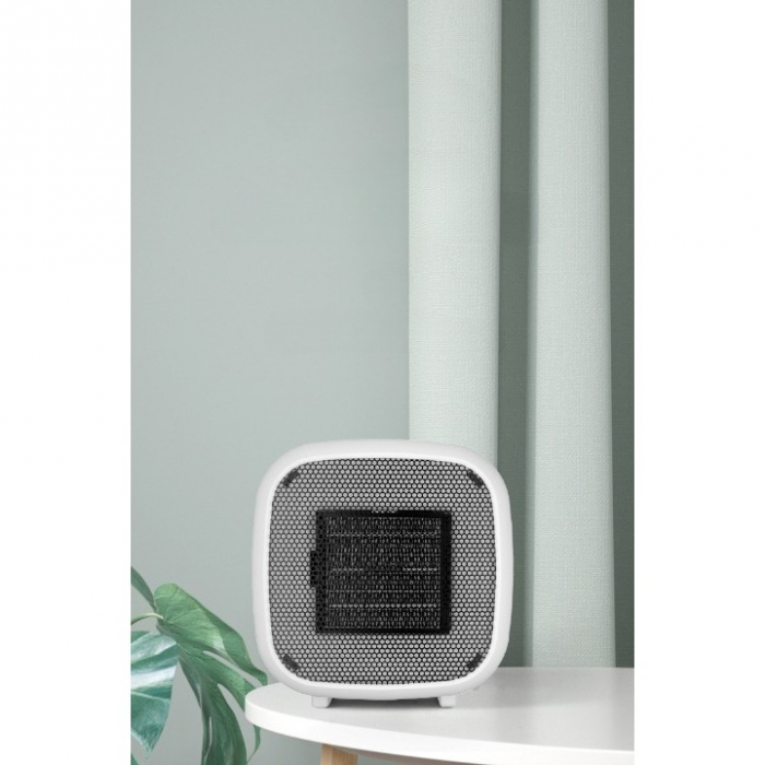 Mini radiator electric portabil Flippy, 800 W, 2 trepte, 150x120x175 mm, alb [6]