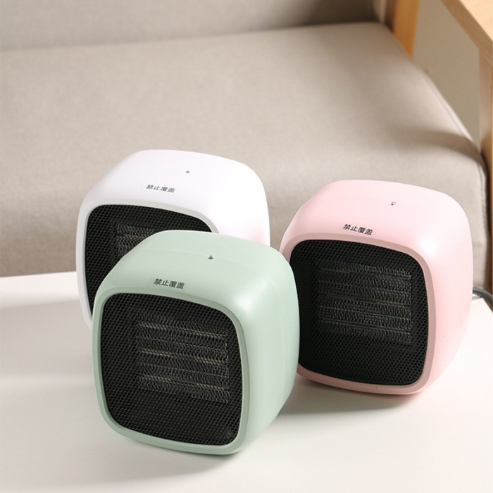 Mini radiator electric portabil Flippy, 800 W, 2 trepte, 150x120x175 mm, verde [7]