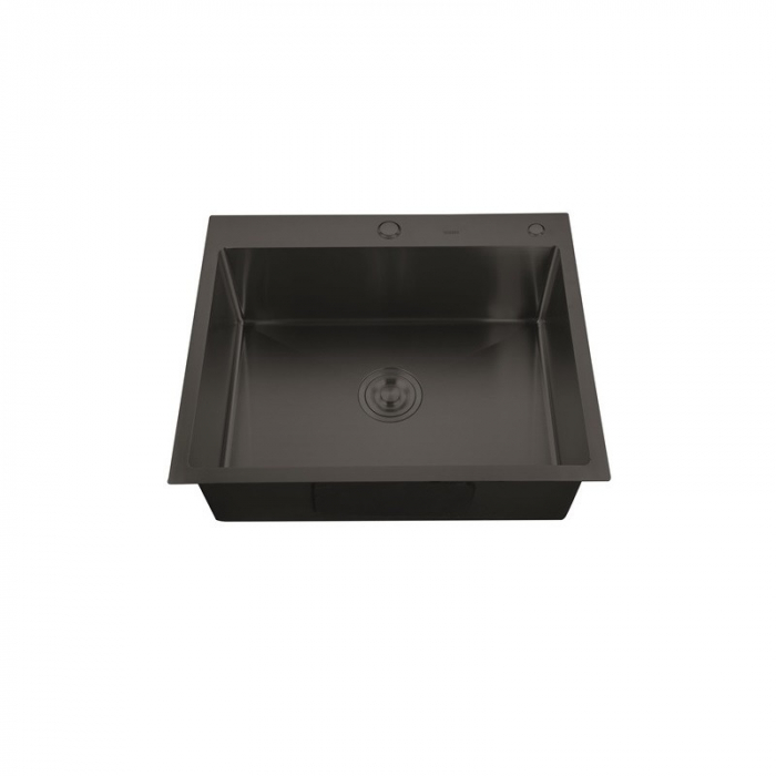 MIXXUS HM5843-215 NANO-BLACK (3.0/0.8) chiuveta bucatarie din inox [1]