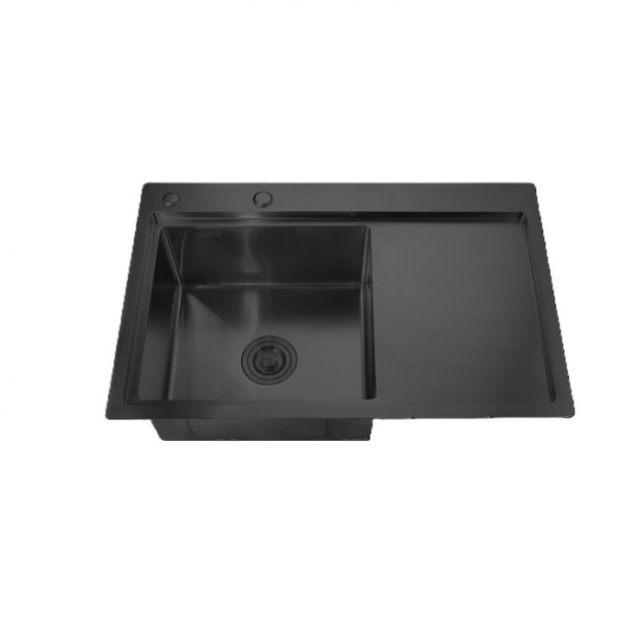 MIXXUS HM7849L-215 NANO-BLACK (3.0/0.8) chiuveta bucatarie din inox [1]