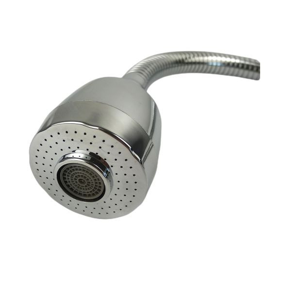 MIXXUS Para flexibila de baterie cu comanda, cromata, 2 setari jet [2]