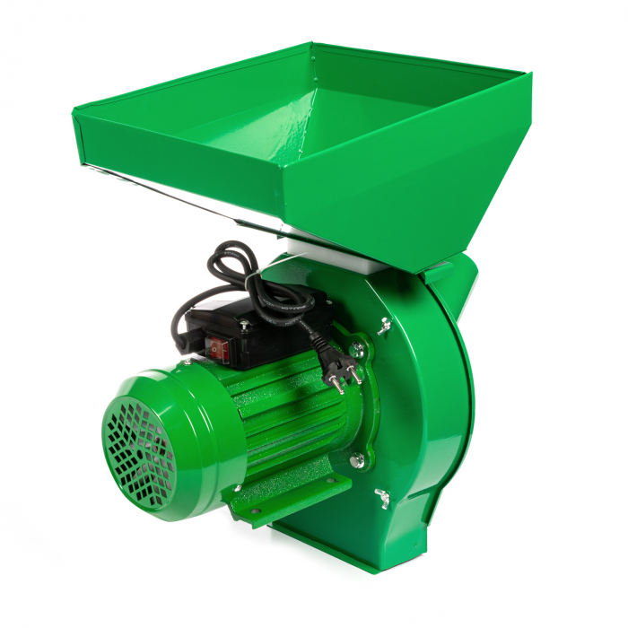 Moara cereale si stiuleti Micul Fermier, motor 2.5 Kw, 20 ciocanele, 4 site, cuva mare, 200 kg/h [3]