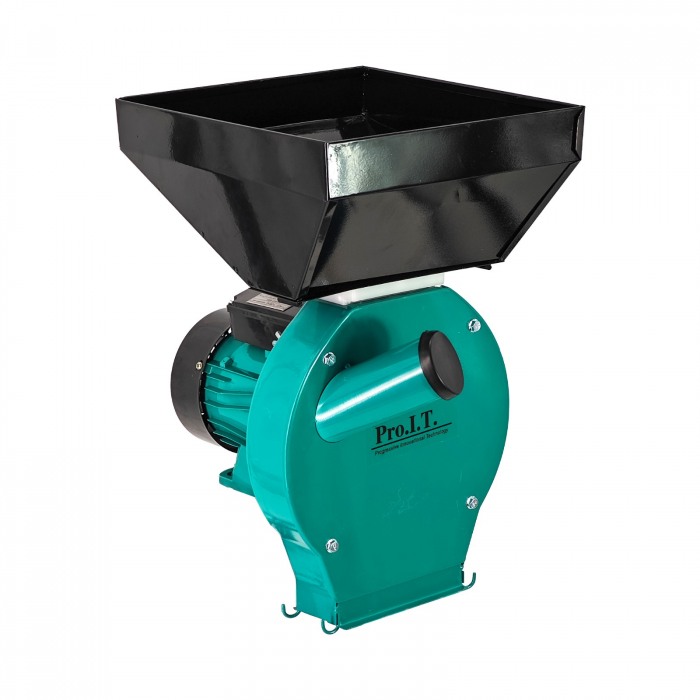 Moara Cuva Mare macinat cereale, boabe si stiuleti,DDT PRO.I.T., 3900 W, 3000 rpm, 4 site de rezerva, 320 kg/h, 20 de ciocanele,bonus sac,surubelnita si perie [3]