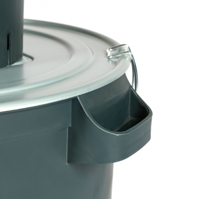 Moara electrica 1300W/19000 rpm cu galeata plastic 50L [10]