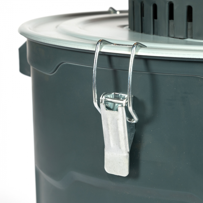 Moara electrica 1300W/19000 rpm cu galeata plastic 50L [9]