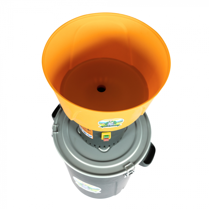 Moara electrica 1300W/19000 rpm cu galeata plastic 60L [4]