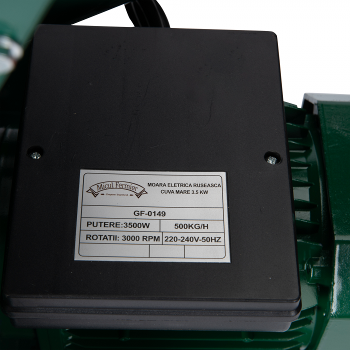 Moara electrica cuva mare Micul Fermier 3.5 Kw, 500 Kg/h [7]