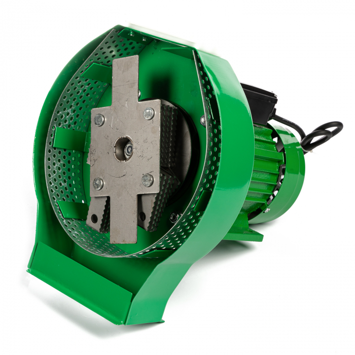 Moara cereale si stiuleti Micul Fermier, motor 2.5 Kw, 20 ciocanele, 4 site, cuva mare, 200 kg/h + Adaptor pentru fructe si legume [5]